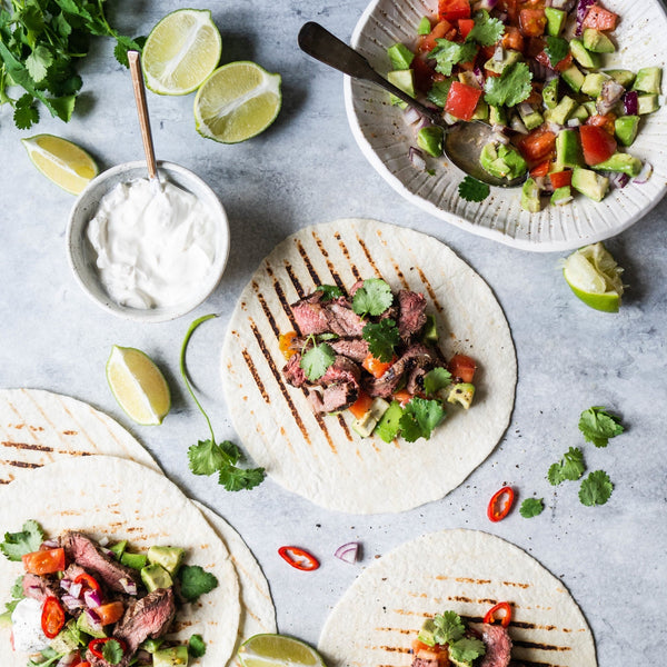 Texas-Style Wagyu Flank Steak Tacos