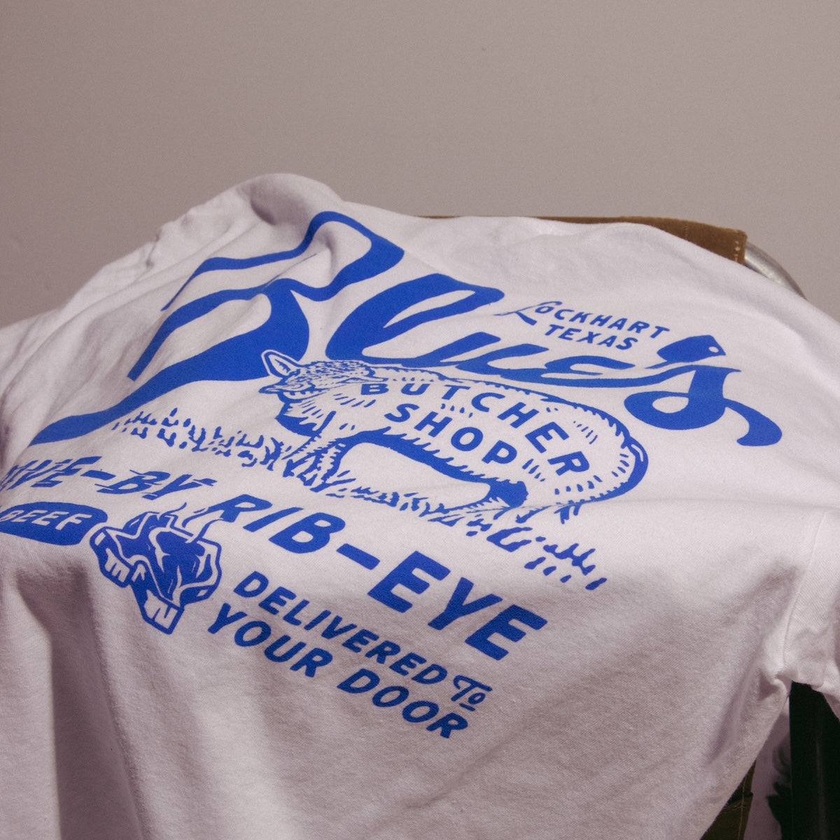 DRIVE-BY RIB-EYE TEE – Blue