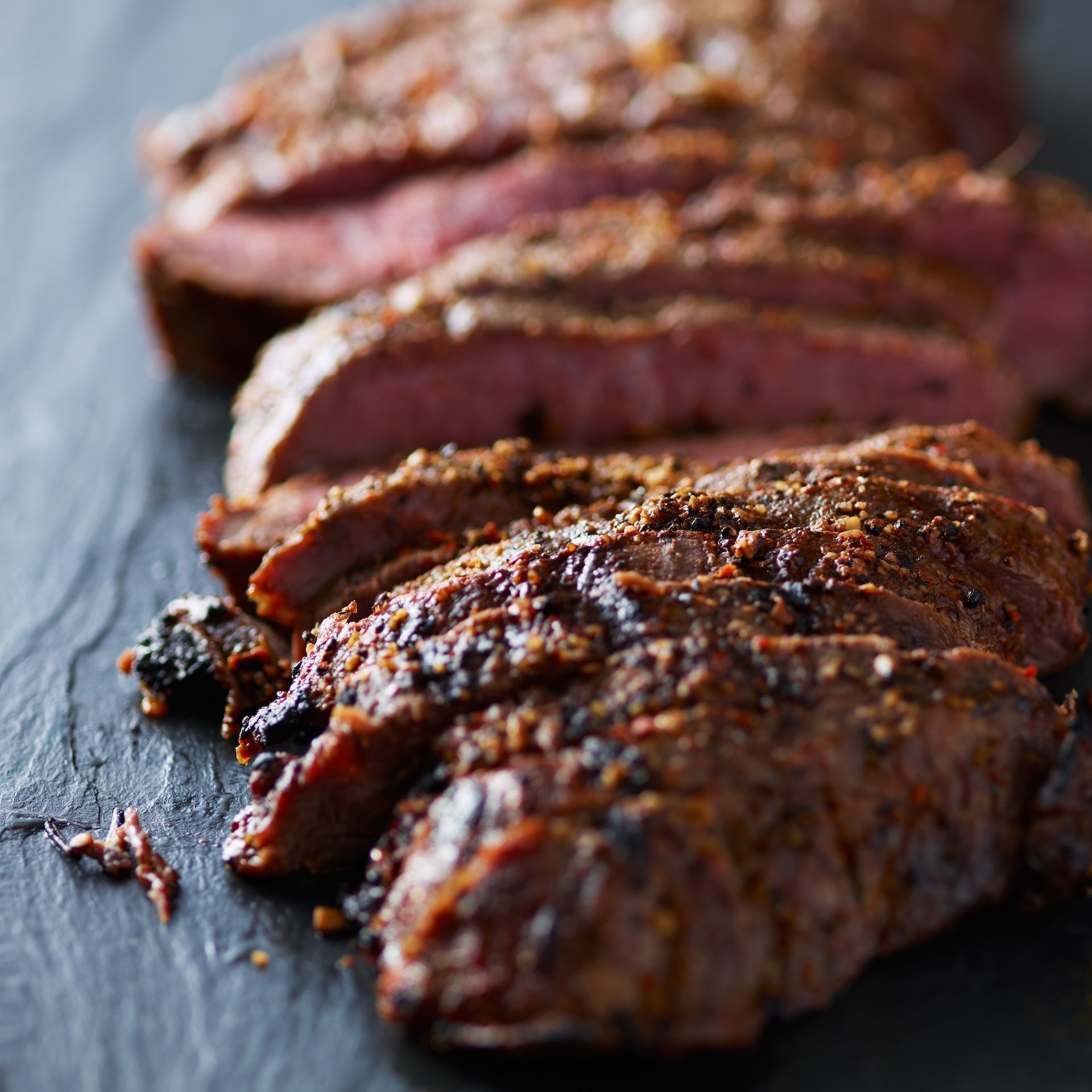 Cowboy Wagyu Flat Iron Steak and Carmelized Brussels
