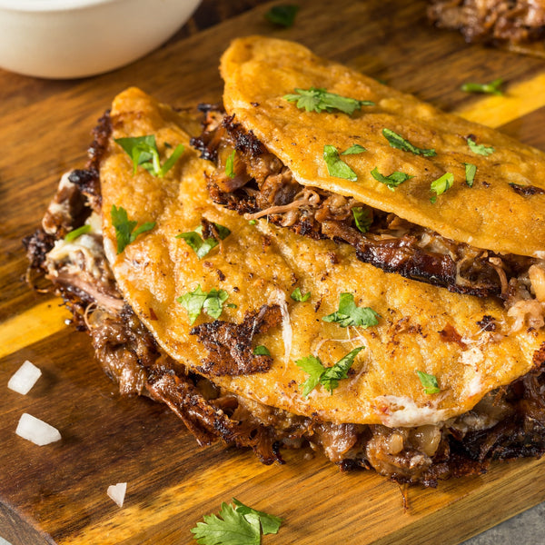 Wagyu Bavette Birria Tacos