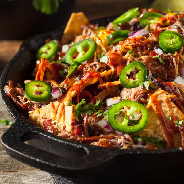 Slow-Cooker Wagyu Tri-Tip Nachos